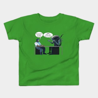 Bonus Situation Discussion (Alien 1979 Parody) Kids T-Shirt